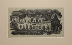 Stanisław ŁUCZAK (1912-1980), Old houses - Poznańska Street Inowrocław