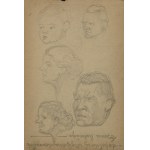 Aleksander ŻURAKOWSKI (1892-1978), Karta ze szkicownika, 1955