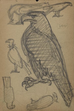 Aleksander ŻURAKOWSKI (1892-1978), Dwie kartki ze szkicownika, 1995