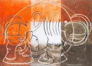 Marek Sobczyk (ur. 1955, Warszawa), „III głód wydalania wg Tolmana”, 1996