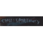 Edward Dwurnik (1943 Radzymin - 2018 Warsaw), Red Cross from the series Sportsmen (XV), 1984