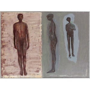 Jaroslaw Kawiorski (b. 1955, Nowy Sacz), Double image - 1 figure + 2 figures (3 standing figures), 2002