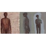 Jaroslaw Kawiorski (b. 1955, Nowy Sacz), Double image - 1 figure + 2 figures (3 standing figures), 2002