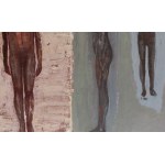 Jaroslaw Kawiorski (b. 1955, Nowy Sacz), Double image - 1 figure + 2 figures (3 standing figures), 2002