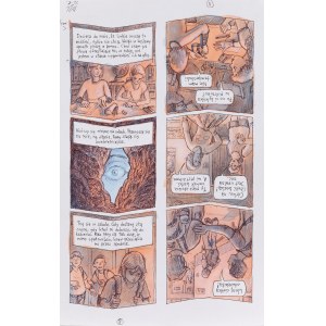 Daniel Chmielewski (geb. 1983, Berlin), Weronika, Comic-Tafel Nr. 3-8, 2024