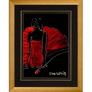Joanna Sarapata, Inverted Ballerina in Red, 2025