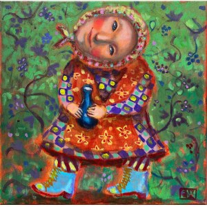 Emilia Waszak, Lady with Rakija, 2024