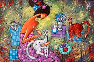 Wiktor Bezrukow, Czas na herbatę (Tea time), 2024