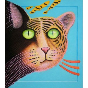 Bohdan Wincenty Łoboda, Cat - I Am a Tiger, 2022