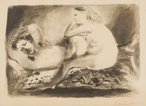 Pablo Picasso (1881-1973), Śpiący, 1967