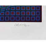 Victor Vasarely (1906-1997), Błękitna kompozycja