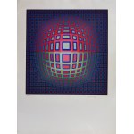 Victor Vasarely (1906-1997), Błękitna kompozycja
