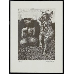 Jan Lebenstein (1930-1999), Scène champêtre (Sielanka), 1966