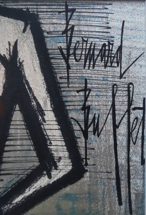 Bernard Buffet (1928-1999), On the beach, 1967
