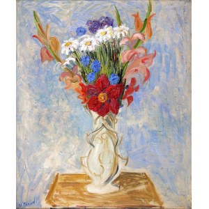 Maurice Blond (1899 Łódź – 1974 Clamart) Kwiaty w wazonie