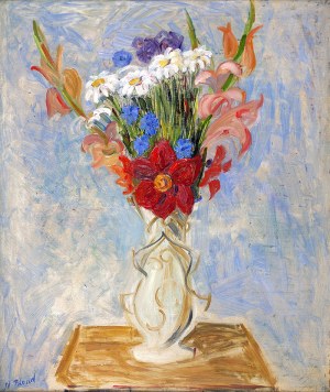 Maurice Blond (1899 Łódź – 1974 Clamart) Kwiaty w wazonie