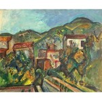 Pinchus Krémegne (1890 Zaloudock – 1981 Céret) Domy wśród drzew