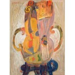 Maurice Blond (1899 Łódź – 1974 Clamart) Martwa natura ze skrzypacmi, 1971 r.