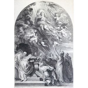 Schelte Adamsz.bolswert (Ok.1586-1659), Według Petera Paula Rubensa (1577-1640) Wyd. Gillis Hendricx, Wniebowzięcie Najświętszej Maryi Panny