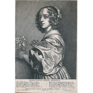 Antoon Van Dyck (1599-1641), Autor Malarskiego Pierwowzoru; Wenceslaus Hollar (1607-1677), Autor Graficznego Pierwowzoru; Richard Gaywood (Aktywny Ok. 1644-1677), Rytował; Peter Stent (Aktywny Ok. 1637-1665) Opublikował, MARGUERITE LEMON ANGLOISE, po 1646