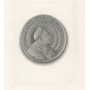 Antoni Oleszczyński (1794-1879), MEDAL DWUSTRONNY ZYGMUNTA I Z HERBAMI NA REWERSIE