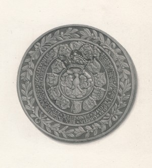 Antoni Oleszczyński (1794-1879), MEDAL DWUSTRONNY ZYGMUNTA II AUGUSTA Z HERBAMI NA REWERSIE