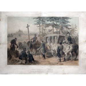 ANTONI ZALESKI (1824-1885), author of the original; BAYOT (1801-1866), lithographed IMAGES FROM THE MEMORIES OF J. C. PASEK at the Paris workshop