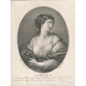 Heinrich Sintzenich (1752-1812) Podľa Angeliky Kauffmann (1741-1807), MÚZA KOMÉDIE, 1782
