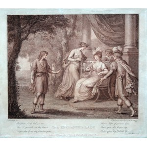 Peltro William Tomkins (1760-1840) According to Sylvester Harding (1745-1809), The Enchanted Lady, 1785, edited by Thomas Macklin (1752/53-1800)