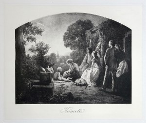 Artur Grottger (1837-1867), WIECZORY ZIMOWE IV, 1892