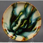 Abstract platter, Marian GARGA, Cracow, 1960s.