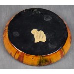Abstract platter, Marian GARGA, Cracow, 1960s.