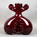 Vase with ears, Jerzy SŁUCZAN-ORKUSZ, Institute of Glass in Cracow, 1970s.