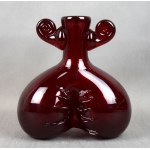 Vase with ears, Jerzy SŁUCZAN-ORKUSZ, Institute of Glass in Cracow, 1970s.
