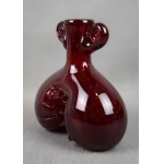 Vase with ears, Jerzy SŁUCZAN-ORKUSZ, Institute of Glass in Cracow, 1970s.