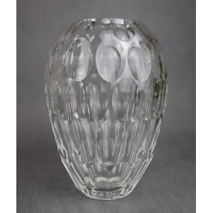 Crystal vase, Huta Julia in Piechowice, 1950s/60s.