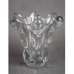 Two Splash vases, Vannes le Chatel, France, 1960s. Signed.