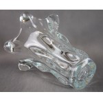 Two Splash vases, Vannes le Chatel, France, 1960s. Signed.