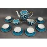Tea service, Kwiatogal cooperative, 1960 Walbrzych,