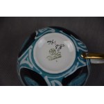 Tea service, Kwiatogal cooperative, 1960 Walbrzych,