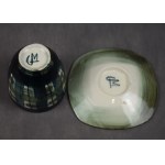 Mug and plate set, Maria GRALEWSKA, 1960s, Warsaw;