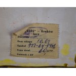 Plakieta Smok Wawelski, Zofia NAWROCKA, Kraków, lata 60-te.