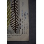 Projekty kilimu, Maria JANOWSKA, Przymrozek, 1976 r. akwarela