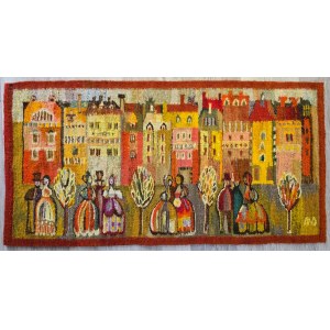 Maria DOMAŃSKA (ur. 1928), Gobelin Mieszczaństwo, lata 70-te.