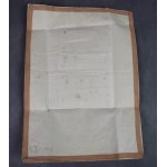 Projekt kilimu Pigwa, Maria JANOWSKA, 1966 r., akwarela