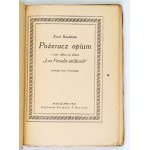BAUDELAIRE K. - Požierač ópia a iné skeče. 1921.