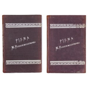 RODZIEWICZÓWNA Marja - Straszny dziadunio. A novel. Parts 1-2. Warsaw 1905. published by Wędrowiec. 16d, pp. 128; [129]-...
