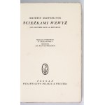 MAETERLINCK Maurycy – Ścieżkami wzwyż. 1930. Okładka Teodora Rożankowskiego