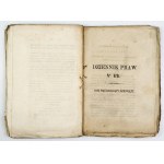 DZIENNIK Praw. T. 59. Warszawa 1861. Druk. Rządowa. 8, s. 495, [1], tabl. rozkł. 4....