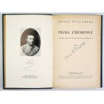 PIŁSUDSKI Józef - Pisma zbiorowe.  T. 1-10. Oprawa oryg. płótno złocone